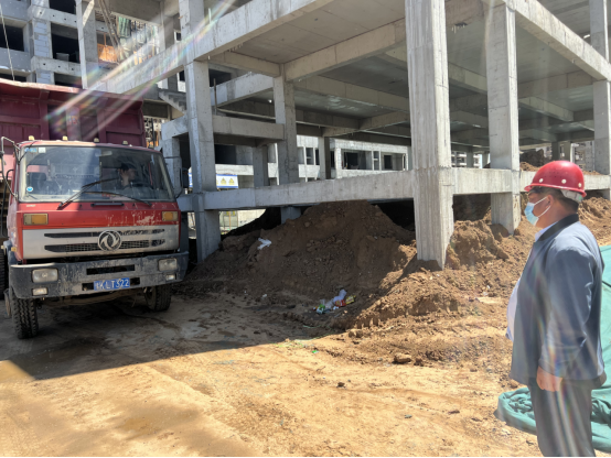 禹州项目最后一个车库筏板浇筑完成
